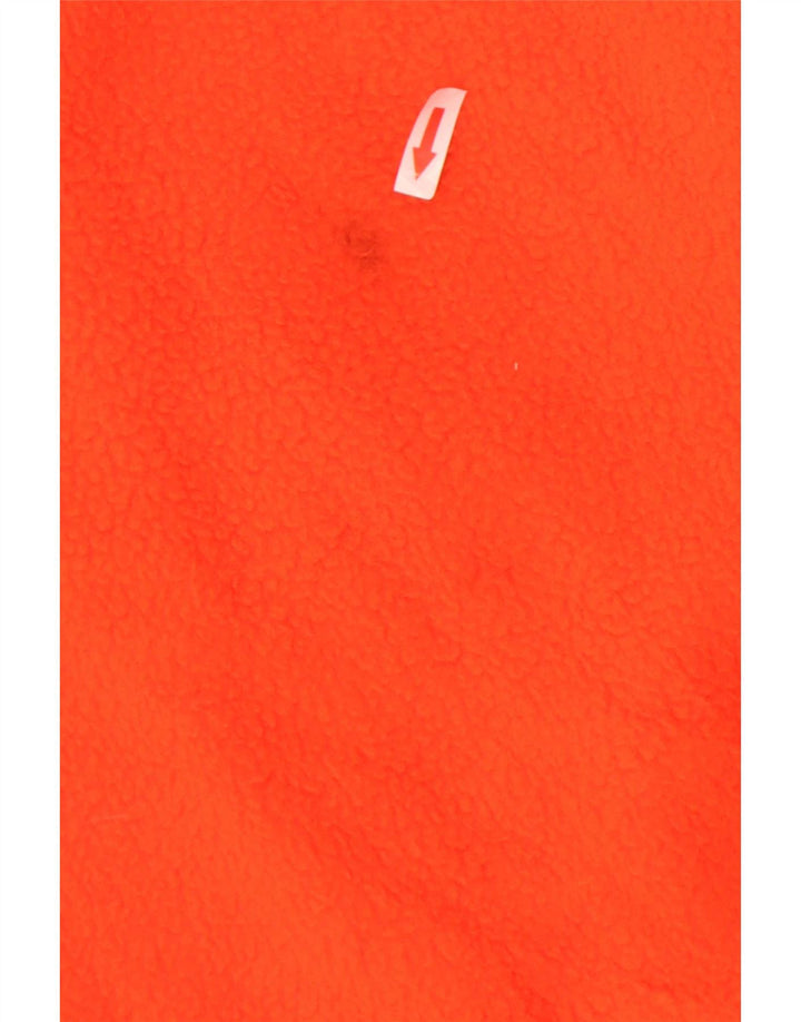 Giacca in pile da uomo Adidas UK 38 poliestere arancione medio