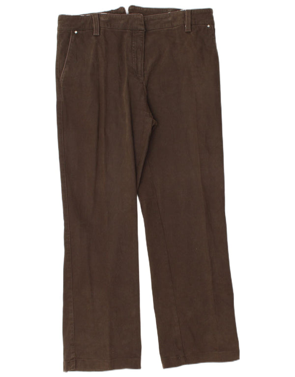 Pantaloni chino dritti da uomo Conte of Florence IT 50 Large W34 L30 Marrone