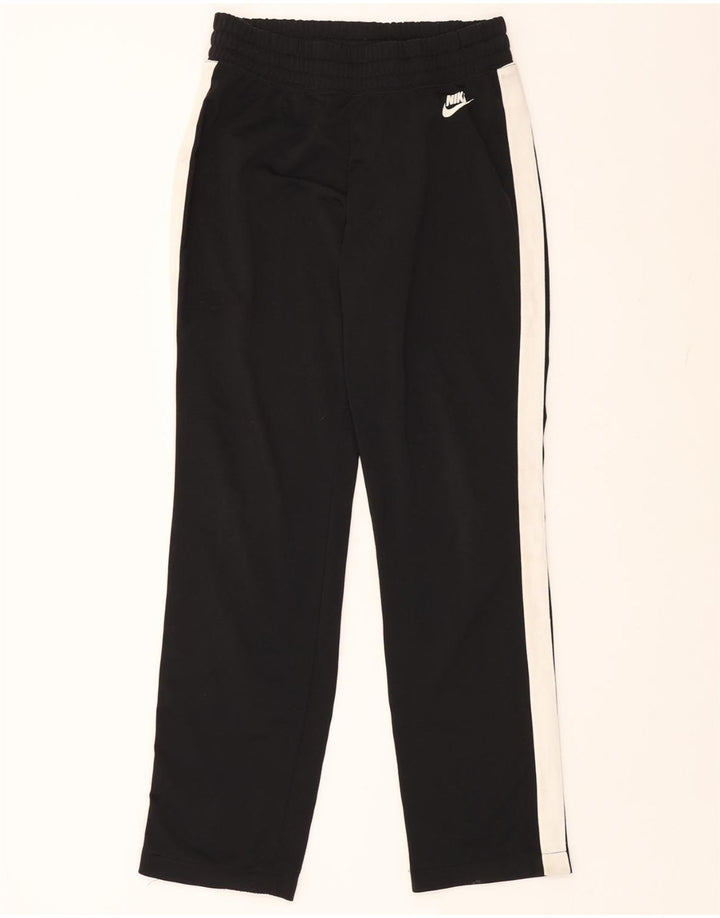 NIKE Mens Tracksuit Trousers Small  Black Colourblock Polyester Vintage Nike and Second-Hand Nike from Messina Hembry 