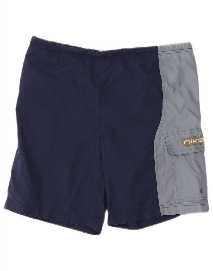 Pantaloncini da bagno Nike Ragazzo 9-10 anni Blu Colourblock Poliestere