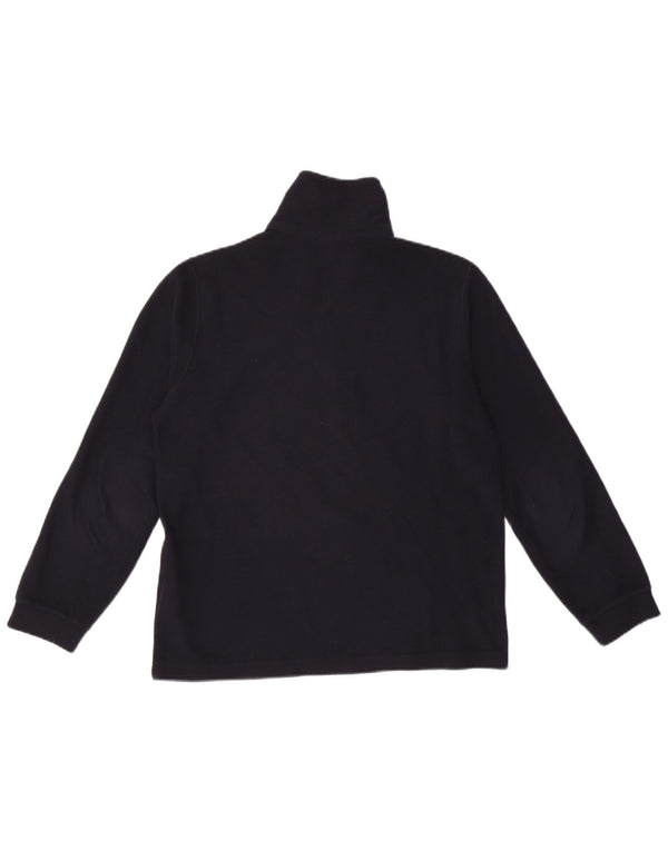 Maglione in pile da uomo Champion con zip e collo, piccolo, in poliestere blu navy