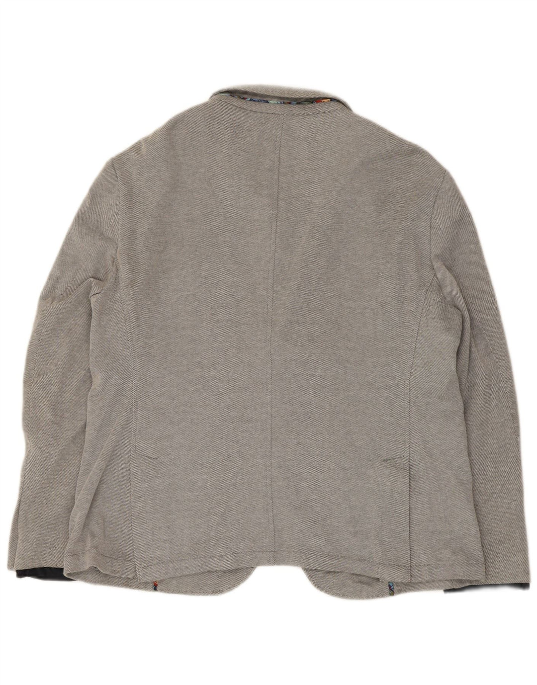 Giacca blazer da uomo a 2 bottoni Zara EU 56 XL poliestere grigio