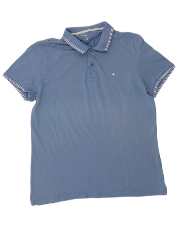 Polo Champion da uomo Easy Fit XL in cotone blu