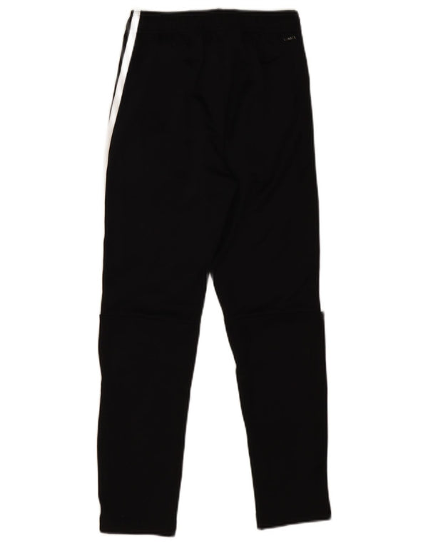 Pantaloni della tuta da ragazzo Adidas 9-10 anni piccoli in poliestere nero