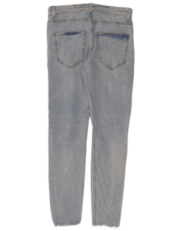 Jeans skinny effetto invecchiato da donna Zara EU 40 medio W31 L30 cotone blu
