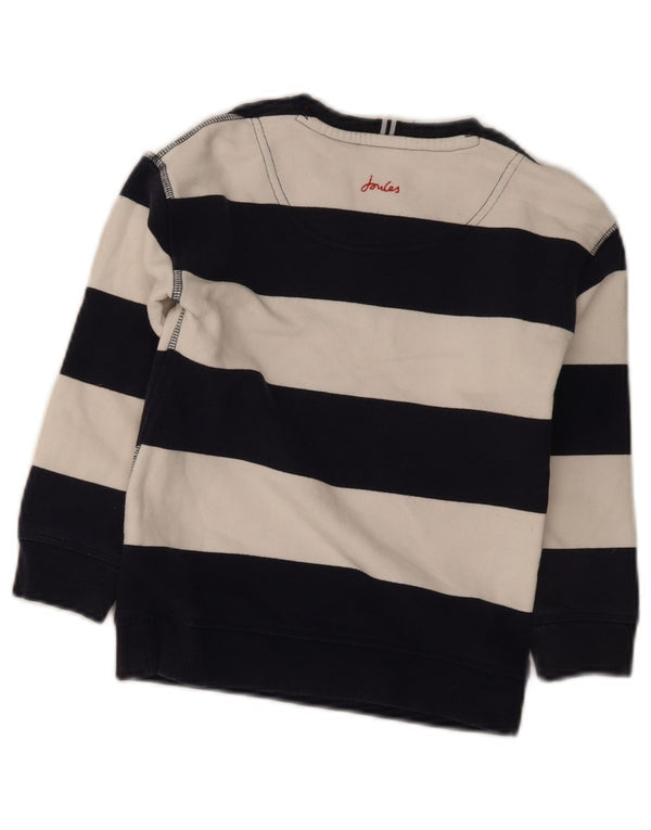 Felpa Joules per ragazzi, 7-8 anni, a righe blu navy