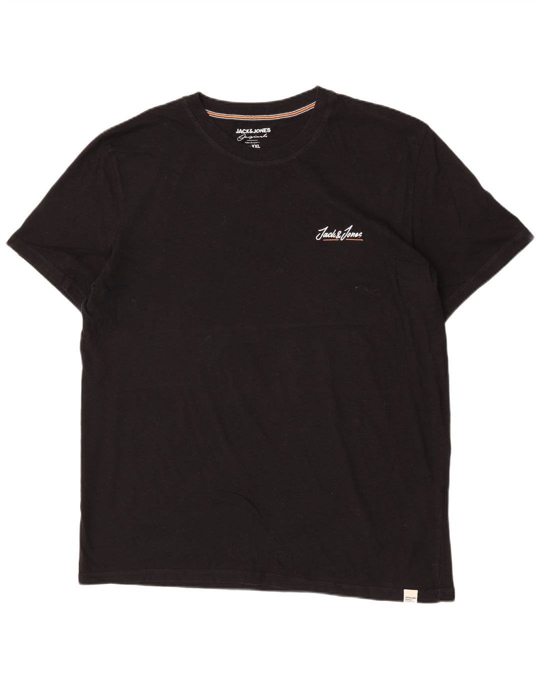 T-shirt da uomo Jack & Jones Top 2XL cotone nero