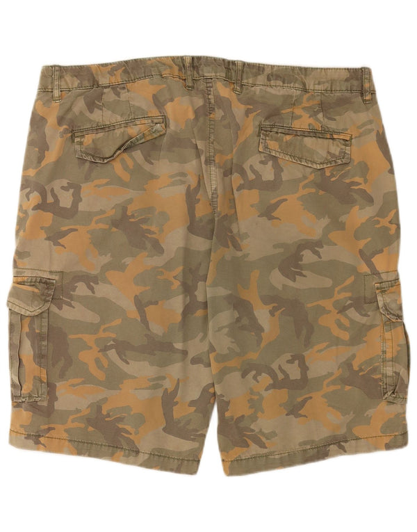 Pantaloncini cargo da uomo Carrera W38 XL mimetici kaki