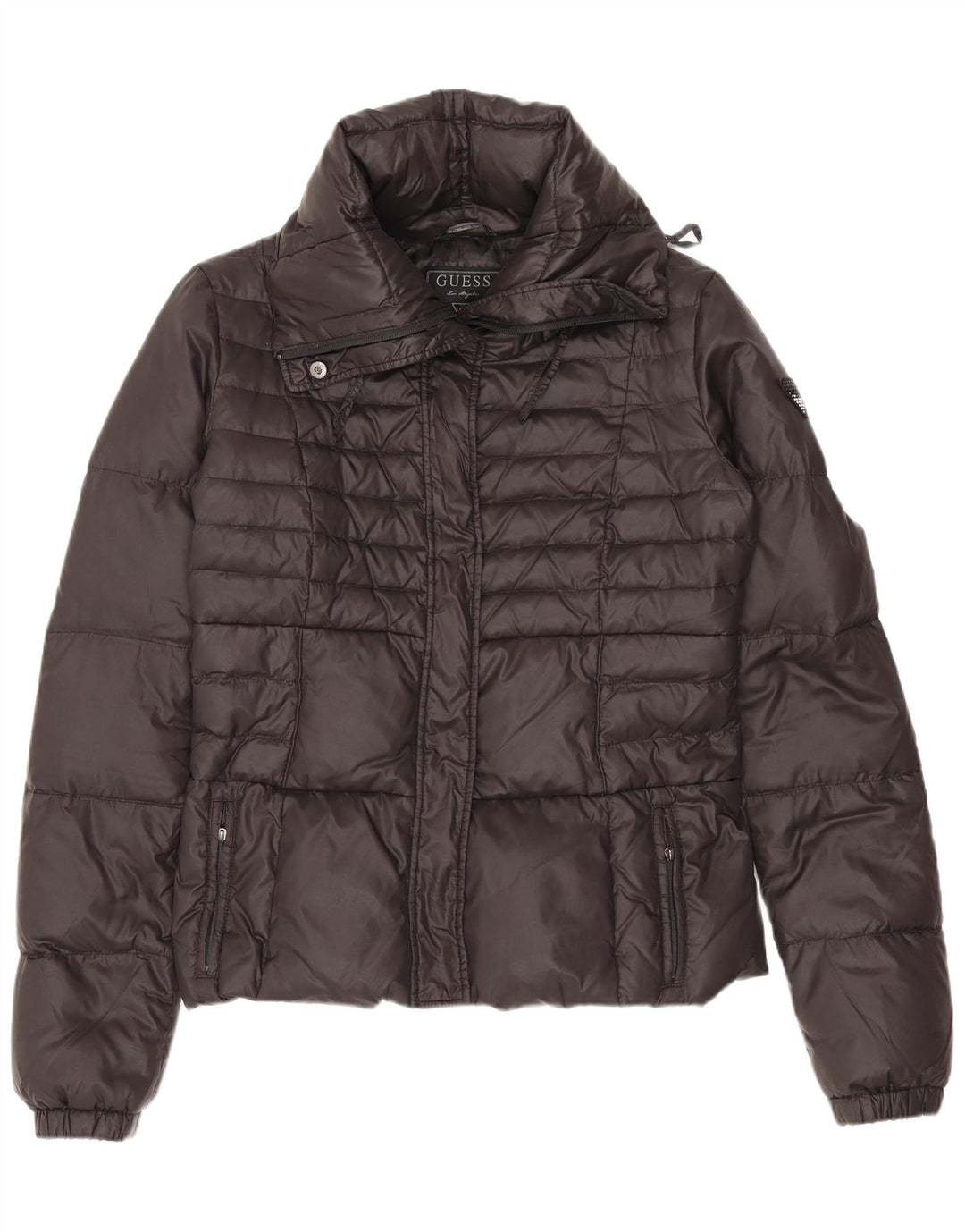 Giacca imbottita da donna Guess UK 8 Small Nylon nero