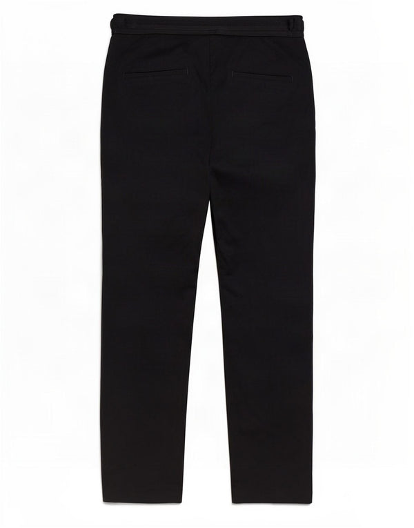 Pantaloni corti slim da donna Zara medi W30 L26 cotone blu navy