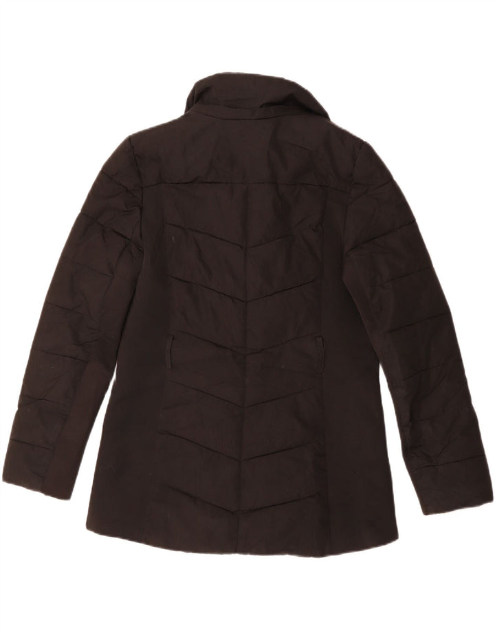 Giacca imbottita oversize da donna LONDON FOG UK 10 piccola in poliestere nero