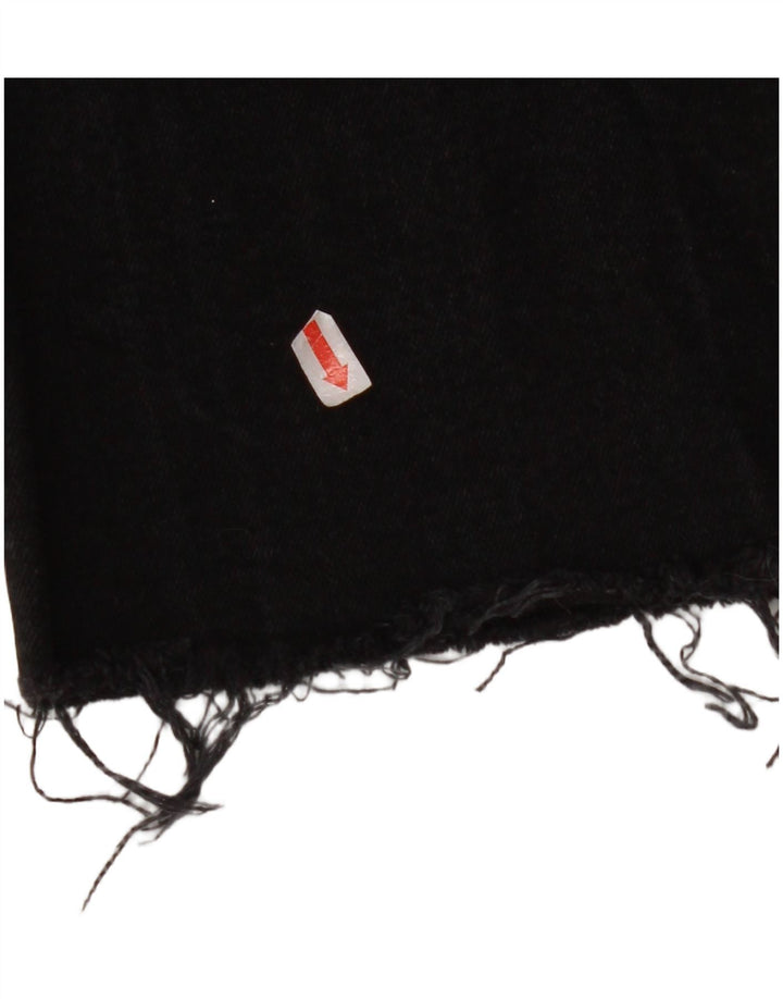 Jeans corti da donna ZARA EU 40 medi W30 L24 neri