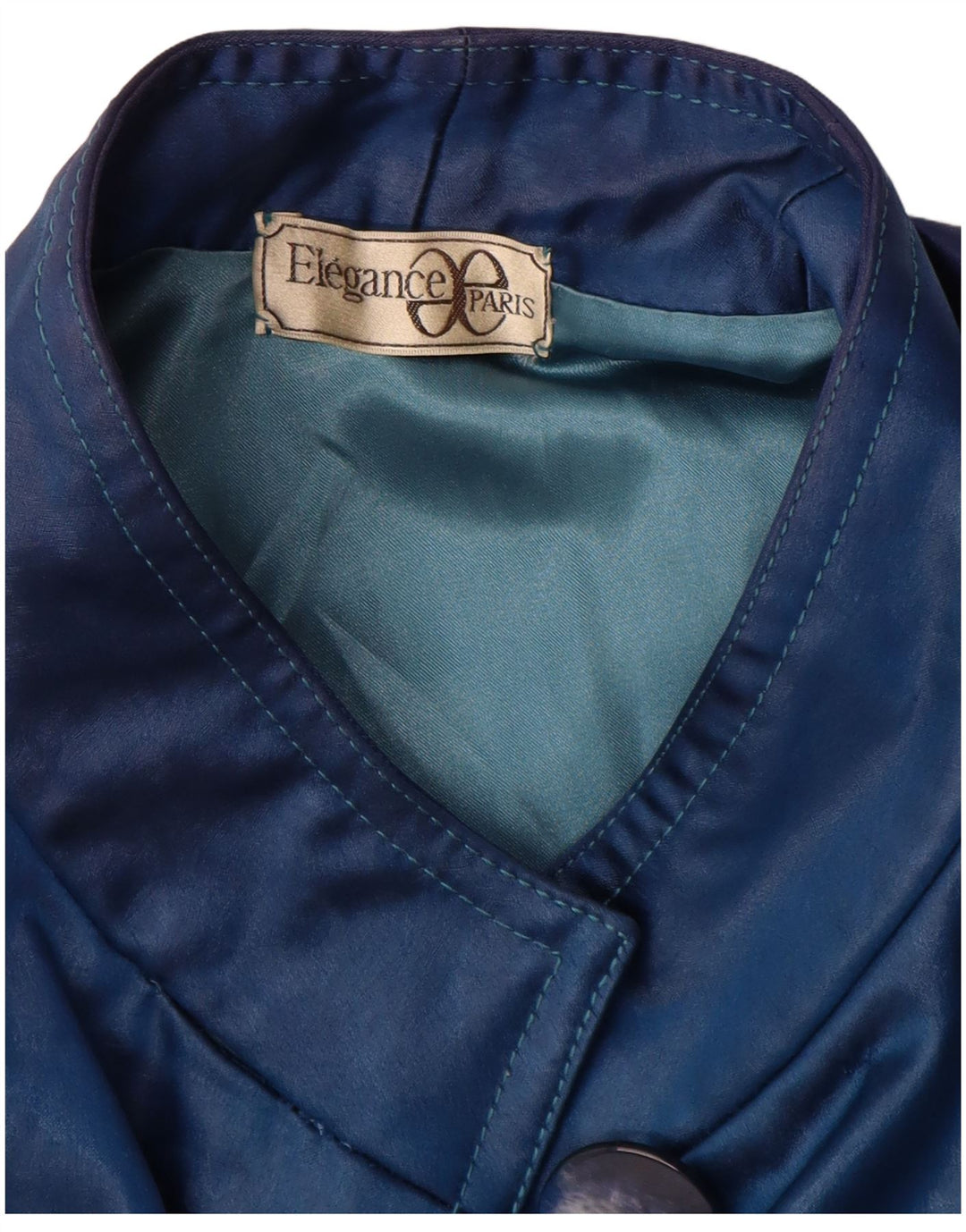 Soprabito con maniche a 3/4 da donna Elegance Paris UK 22 3XL Blu