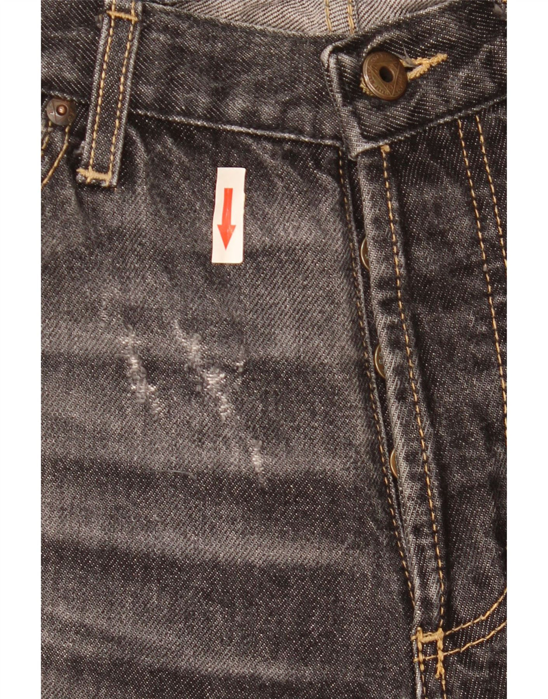 Jeans dritti da uomo Roy Rogers W32 L35 cotone grigio