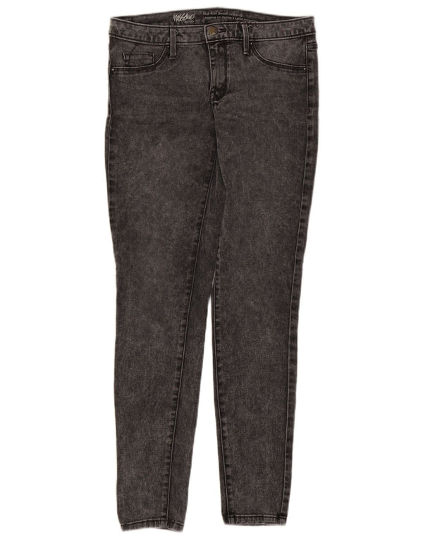 MOSSIMO Womens Mid Rise Skinny Jeans US 6 Small W28 L29 Grey Cotton
