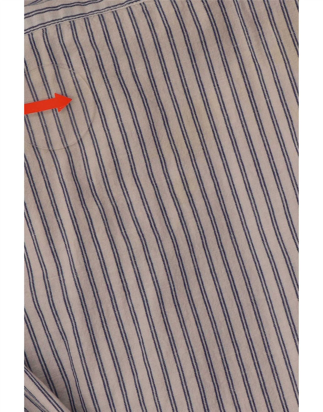 Camicia da uomo Pull & Bear Small Blu gessato in cotone