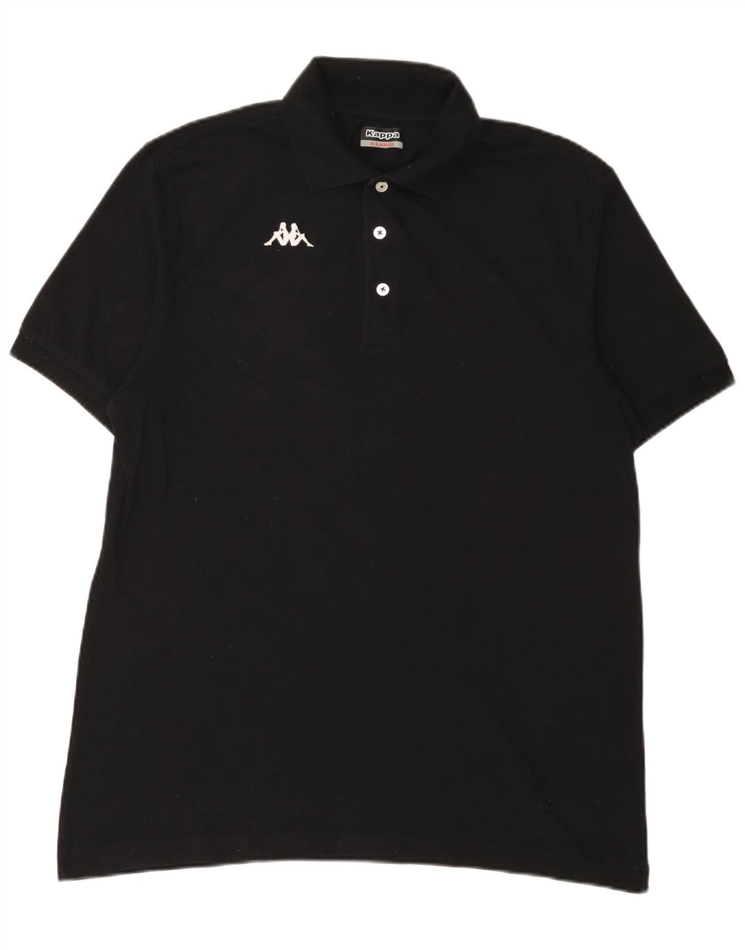 Polo Kappa da uomo XL nera