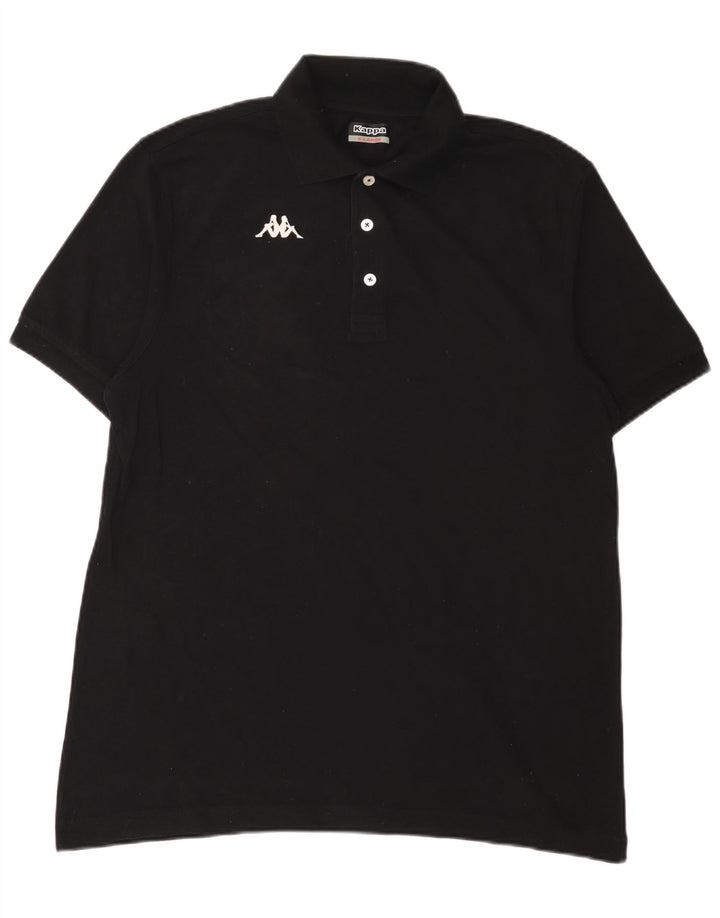 Polo Kappa da uomo XL nera