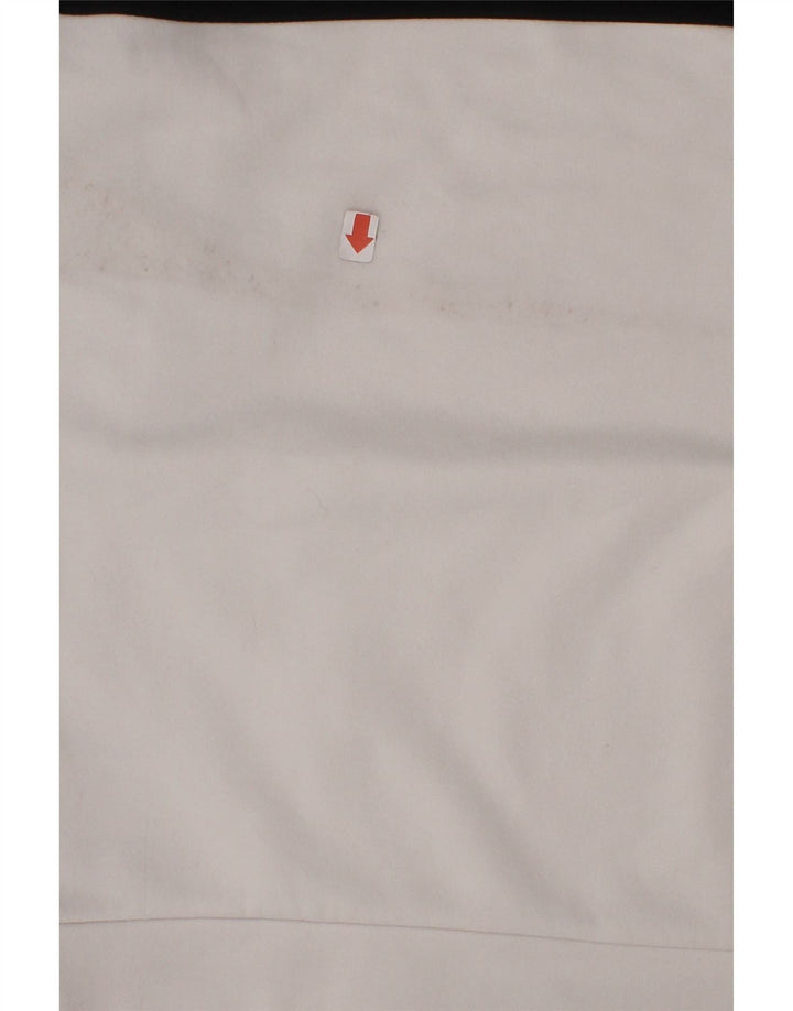 THE NORTH FACE Womens Sweatshirt Jumper UK 14 Medium White Colourblock Vintage The North Face and Second-Hand The North Face from Messina Hembry 