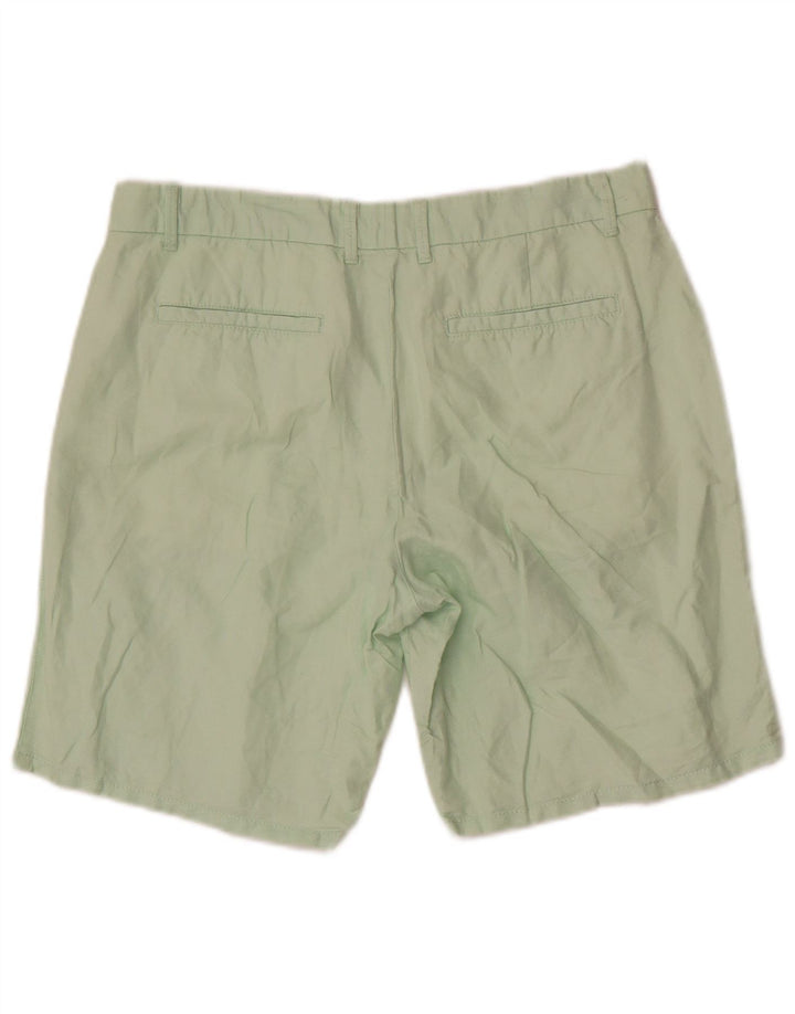 Gap Pantaloncini chino kaki da donna US 6 medi W32 lino verde