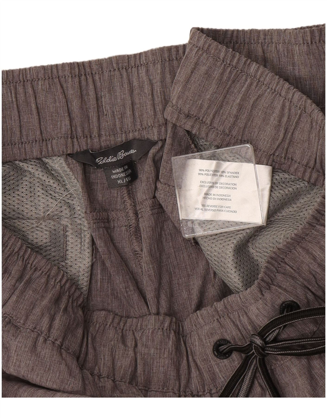 Pantaloncini sportivi da uomo Eddie Bauer XL grigio poliestere
