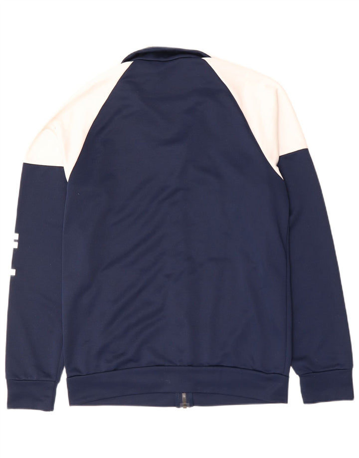 Giacca da tuta da uomo Adidas UK 38/40 Medium Blu Navy Colourblock