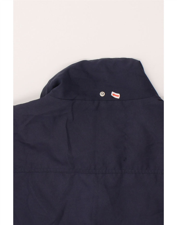 KAPPA Mens Windbreaker Jacket UK 46 3XL Navy Blue Polyester Vintage Kappa and Second-Hand Kappa from Messina Hembry 
