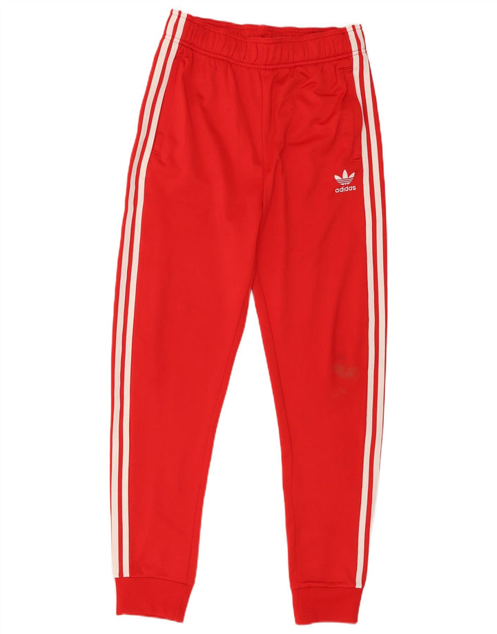 Pantaloni della tuta da ragazzo Adidas Joggers 14-15 anni Poliestere rosso