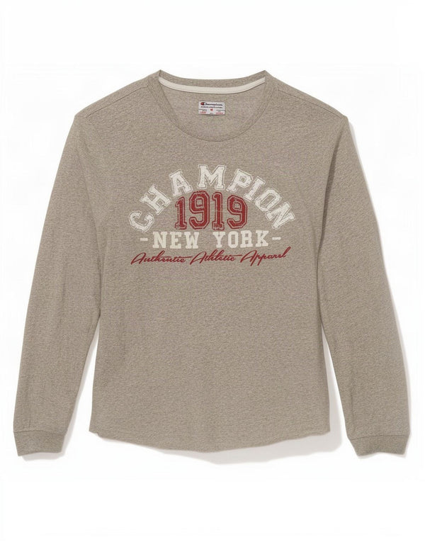 T-shirt grafica Champion da bambino, 9-10 anni, grigio medio chiazzato