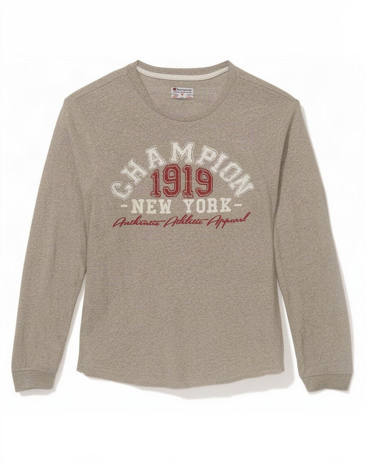 T-shirt grafica Champion da bambino, 9-10 anni, grigio medio chiazzato