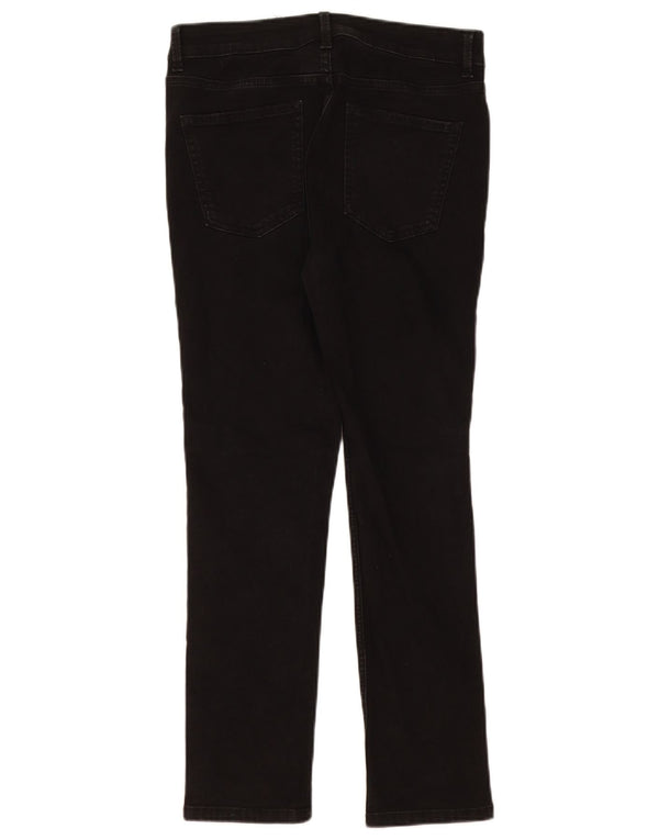 Marks & Spencer Donna The Lily Slim Jeans UK 12 Medio W30 L27 Nero
