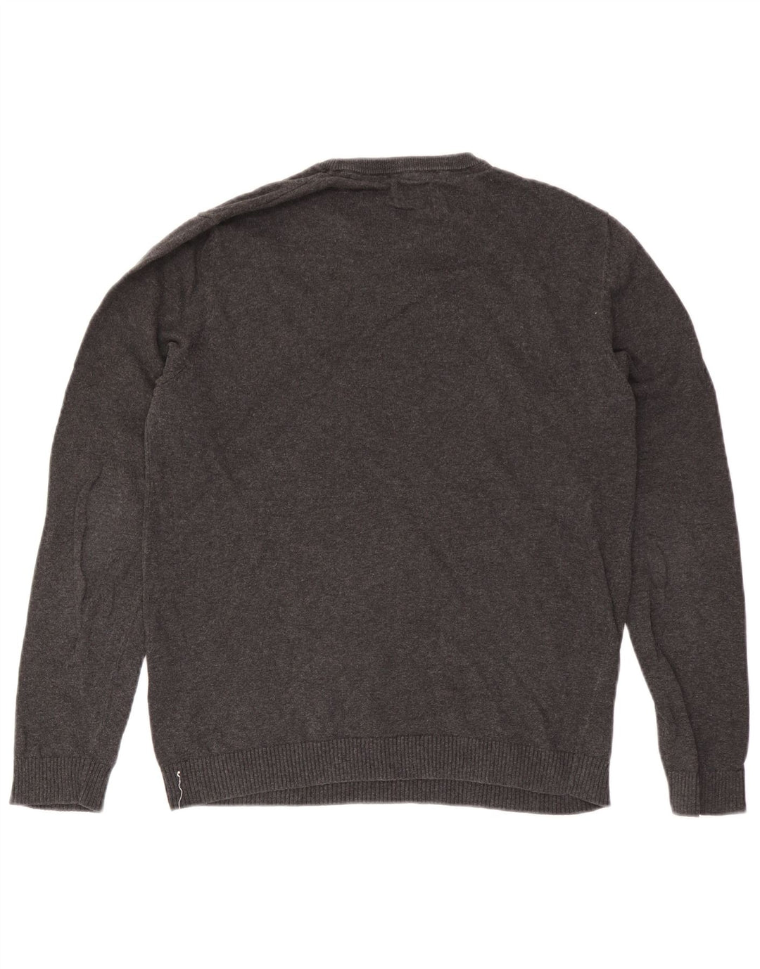 Maglione maglione girocollo da uomo Jack & Jones in cotone grigio medio