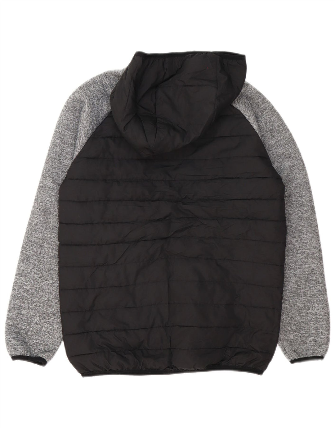 Giacca imbottita con cappuccio Jack & Jones per ragazzi 11-12 anni color block nero