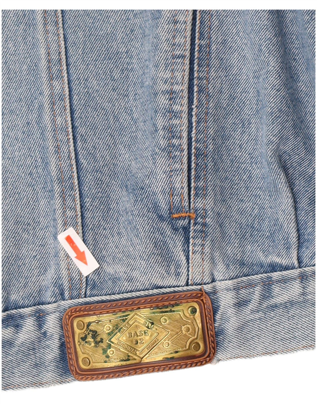 Giacca di jeans da uomo Base 92 UK 42 XL Cotone blu