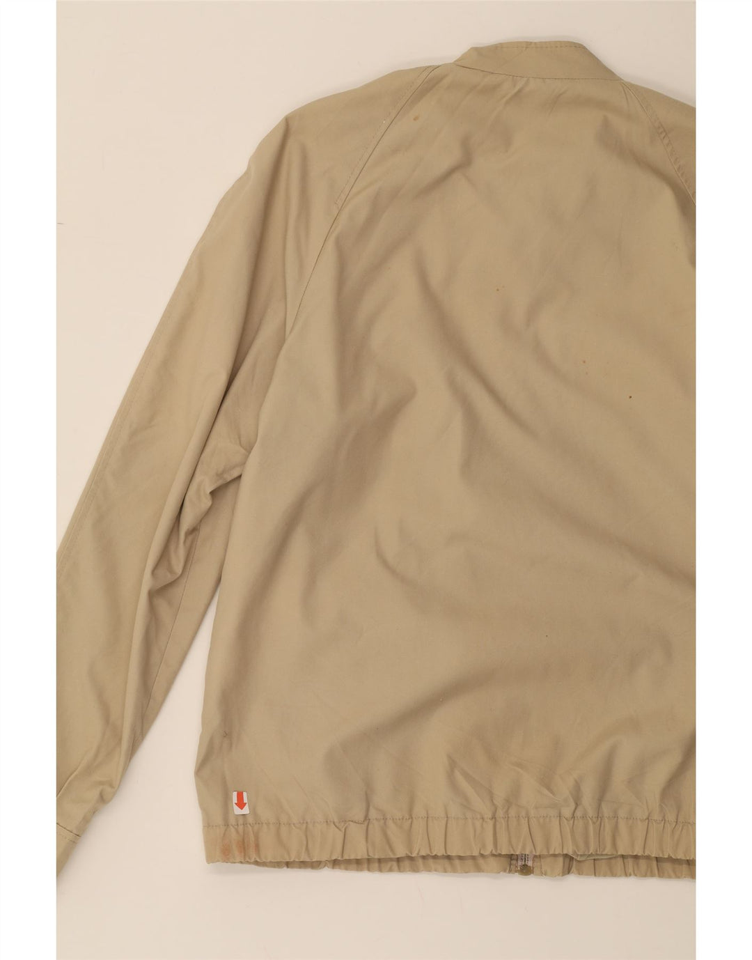 VINTAGE Mens Bomber Jacket UK 36 Small Beige Synthetic Vintage Vintage and Second-Hand Vintage from Messina Hembry 