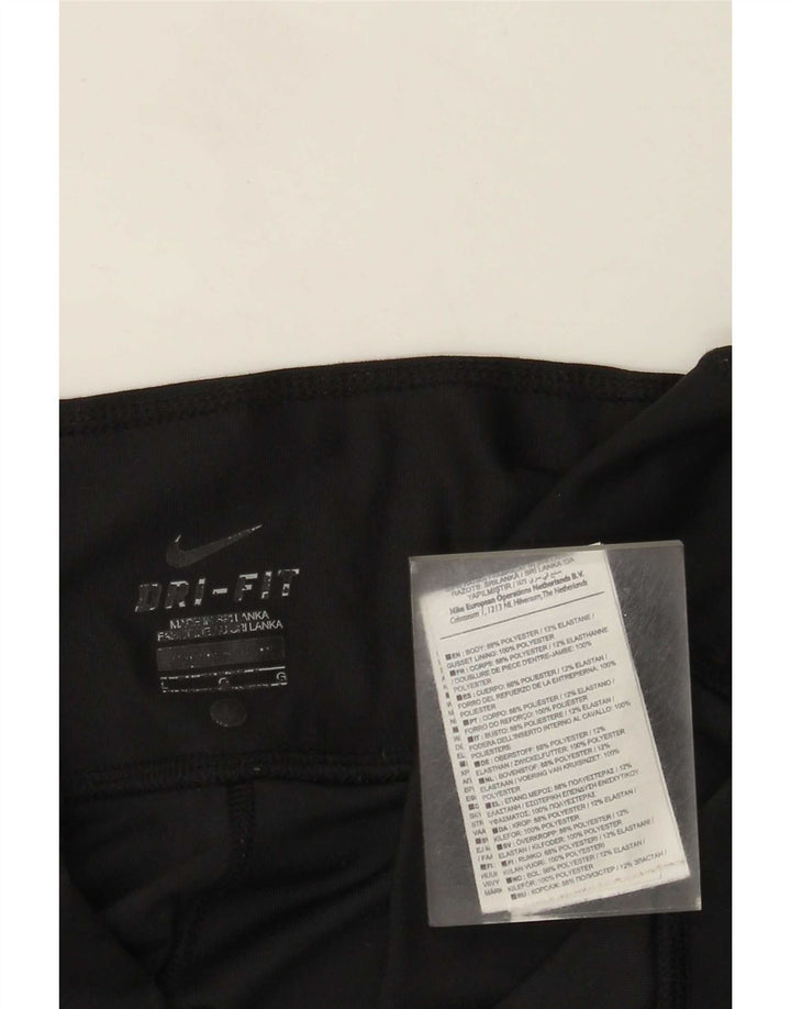 Leggings Nike Capri da donna UK 14 grandi sportivi in poliestere nero