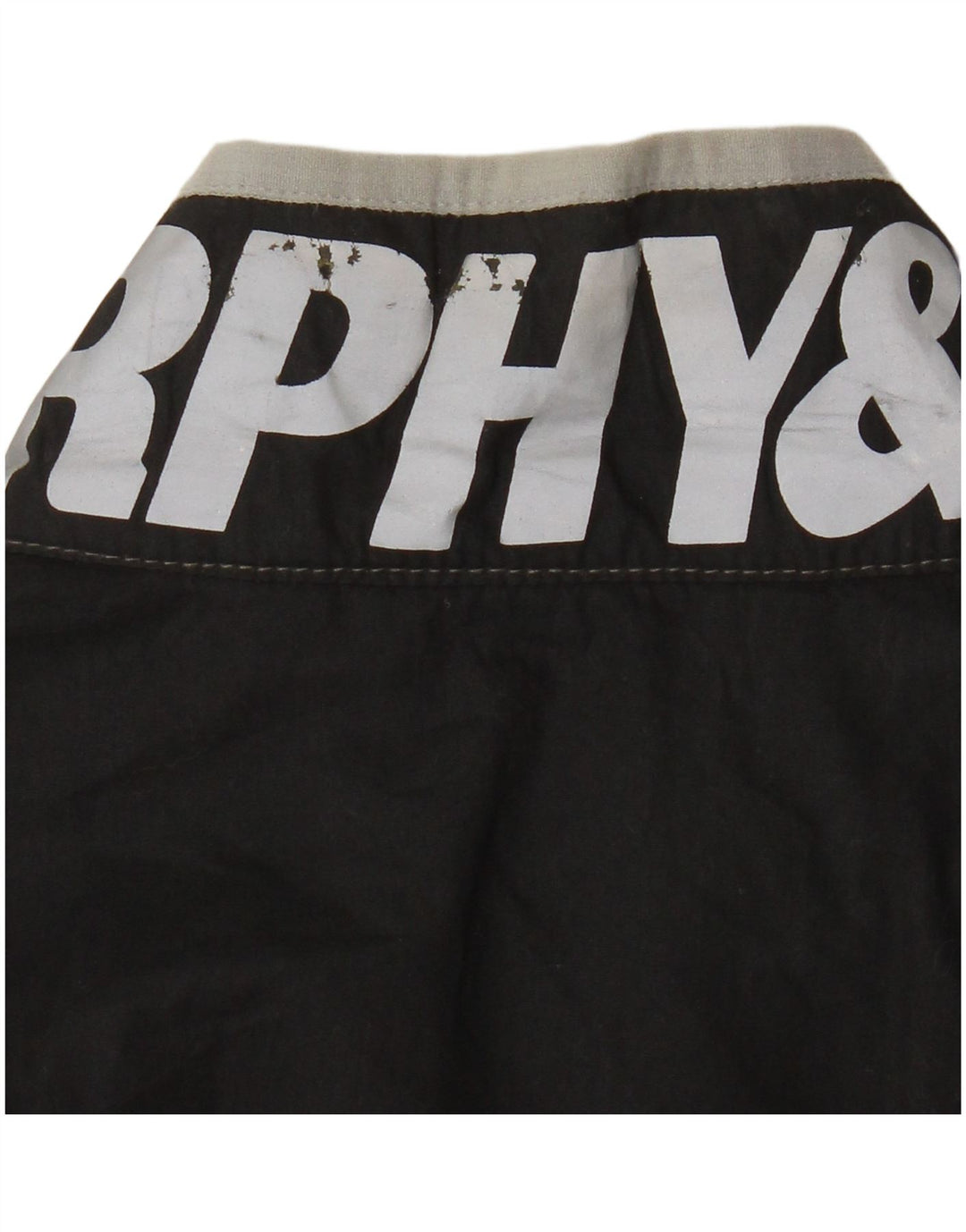 Bomber grafico da donna Murphy & Nye UK 18 XL cotone nero