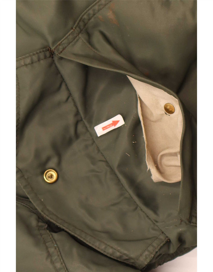 Giubbotto bomber da uomo Carrera UK 40 Large Khaki Colourblock in poliammide