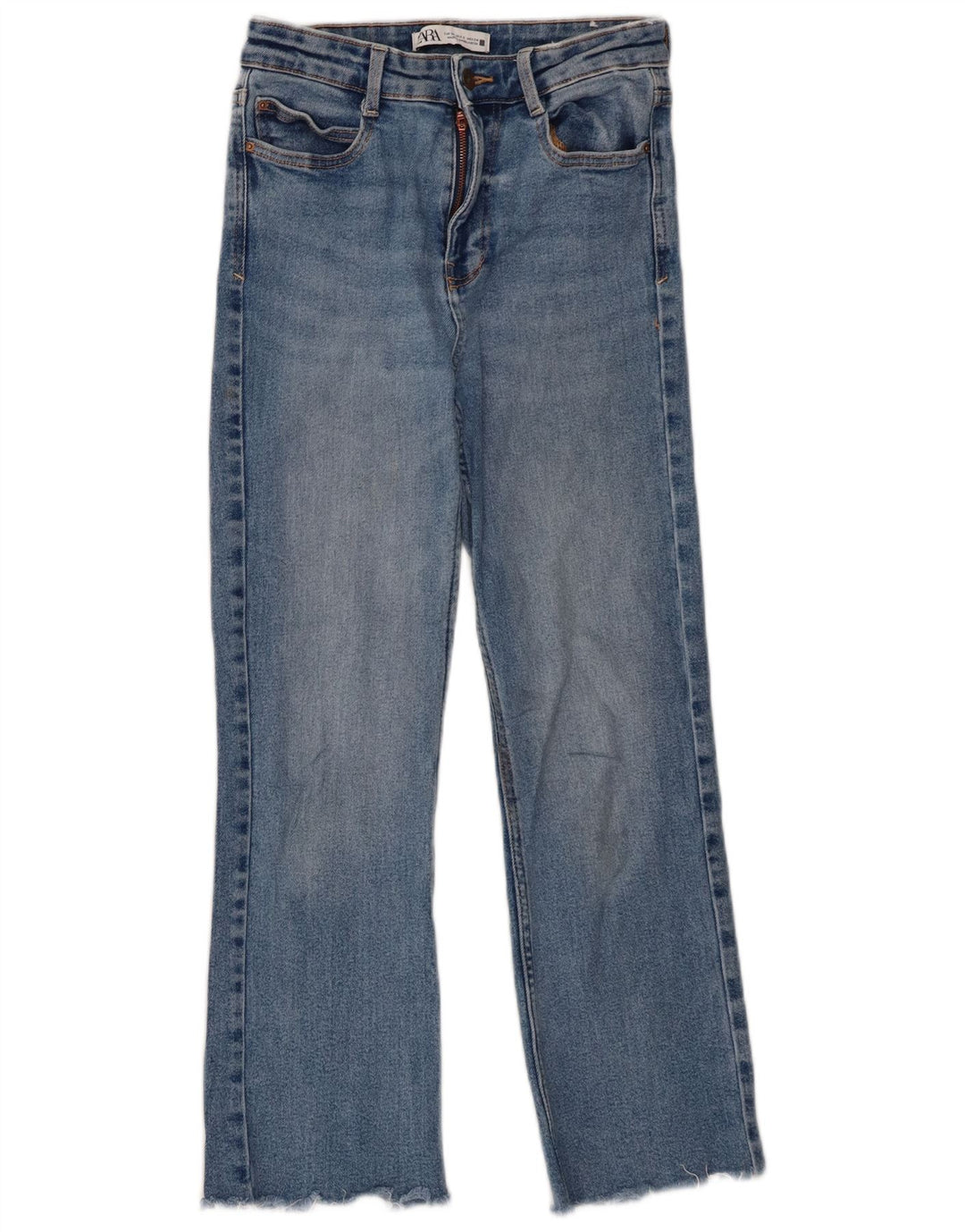 Jeans Bootcut da donna Zara EU 34 2XS W24 L25 Blu
