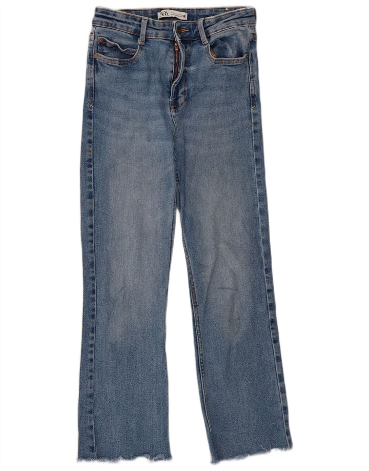 Jeans Bootcut da donna Zara EU 34 2XS W24 L25 Blu