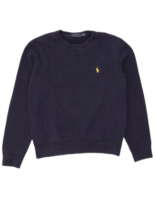 Polo Ralph Lauren Felpa oversize da donna Maglione UK 6 XS Blu navy