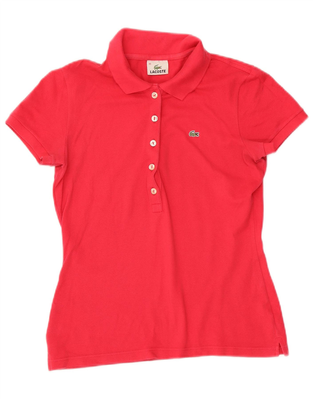 Polo da donna LACOSTE taglia 40 rosa medio