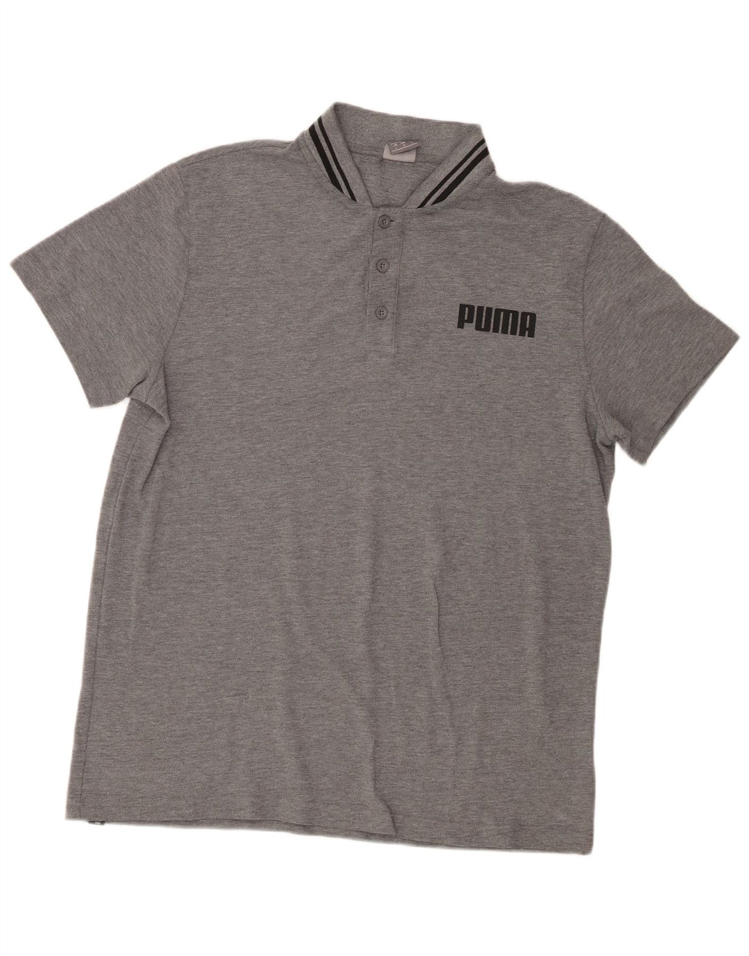 Polo grafica da uomo Puma Large Grigia
