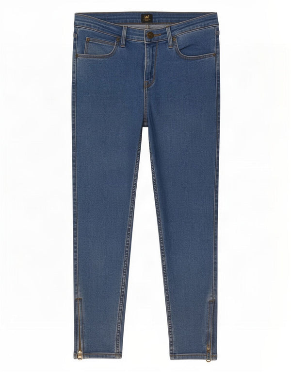Jeans skinny Lee Scarlett Crop da donna W29 L25 cotone blu