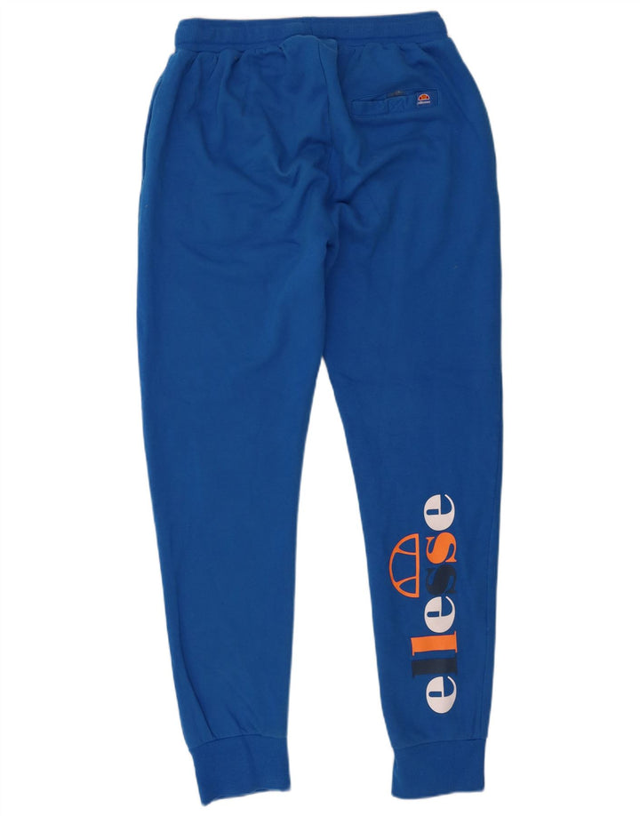 Pantaloni da tuta con grafica da uomo Ellesse Joggers in cotone blu medio