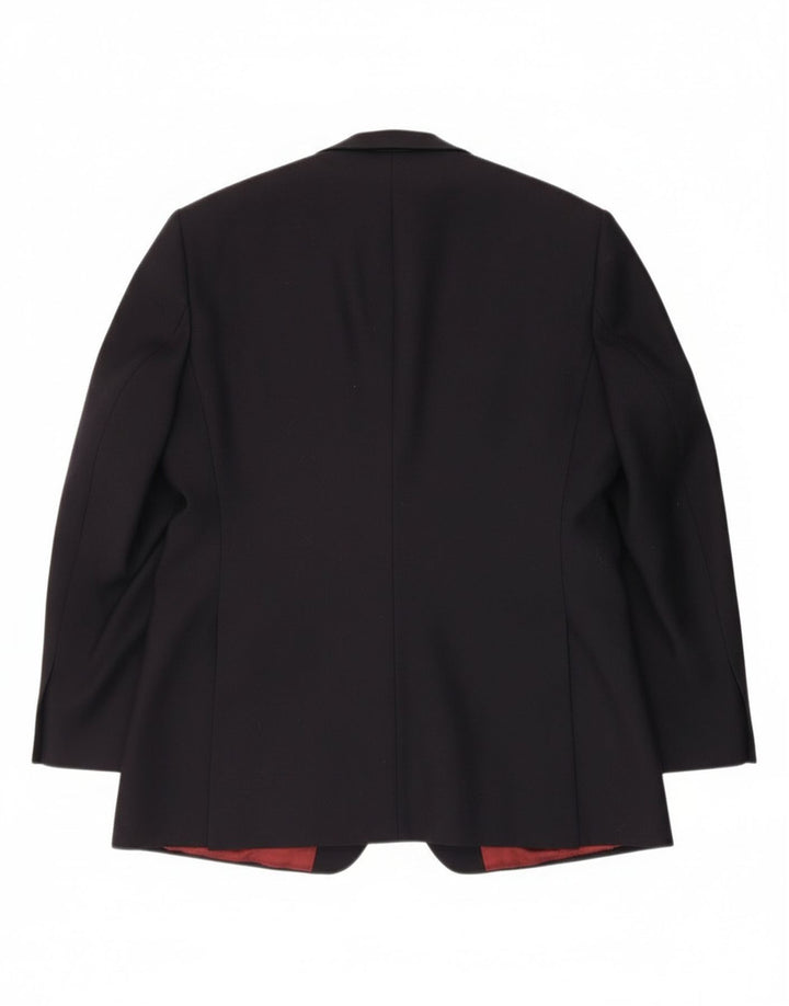 Giacca blazer da uomo a 2 bottoni Magee UK 44 grande lana blu navy