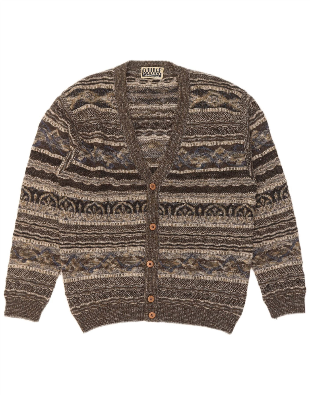 Maglione Cardigan Uomo Marcazzani IT 50 Grigio Medio Retro