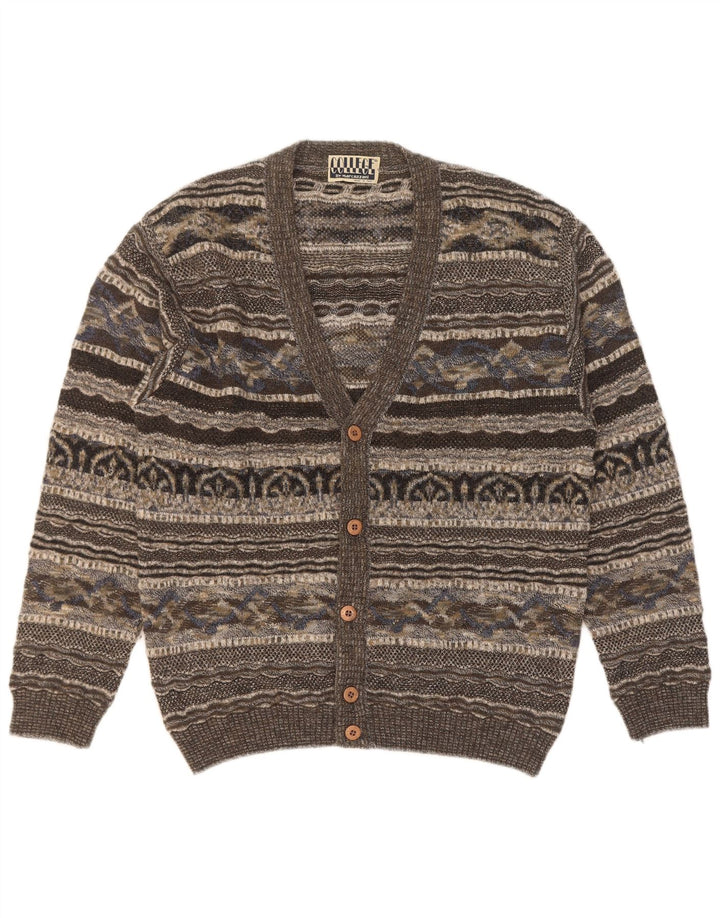 Maglione Cardigan Uomo Marcazzani IT 50 Grigio Medio Retro