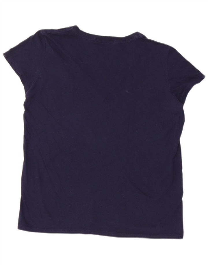T-shirt da donna Lacoste taglia 40 media in cotone blu navy