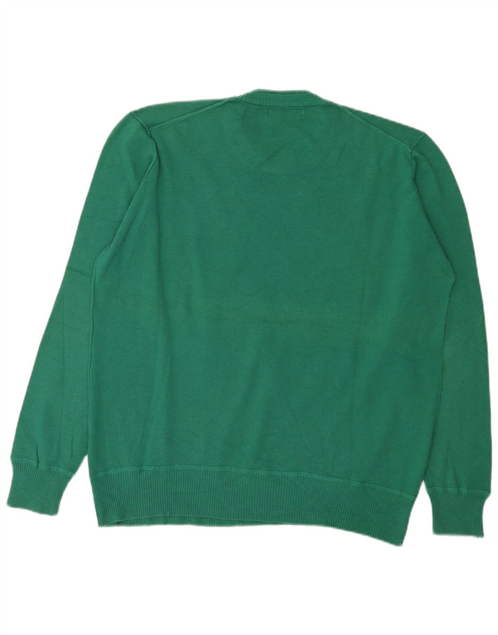 Maglione maglione girocollo da uomo Zara XL in cotone verde
